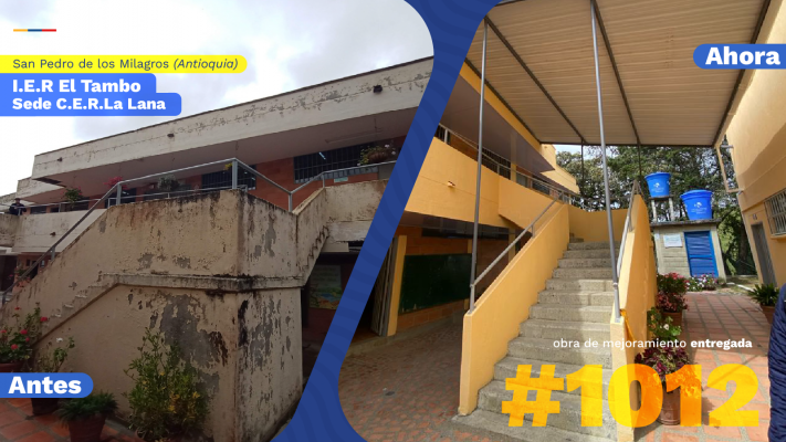Institución Educativa Rural El Tambo sede CER La Lana de San Pedro de los Milagros - Antioquia
